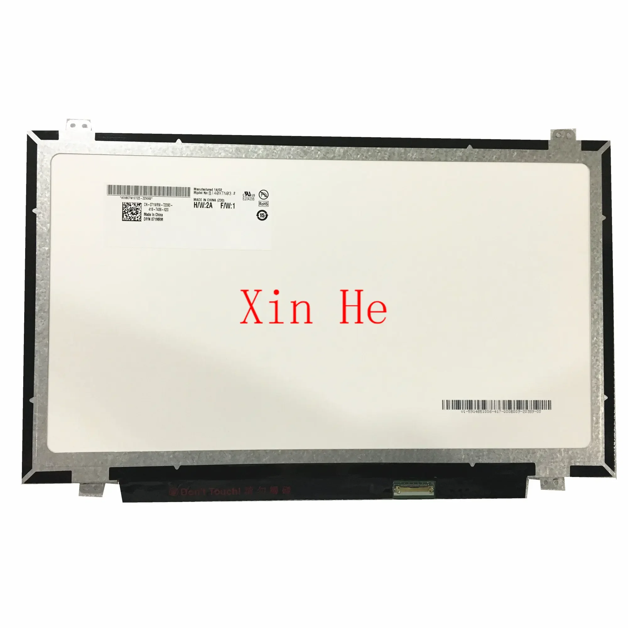 

B140XTN03.2 N140BGE-E43 N140BGE-EA3 LP140WHU-TPA1 LP140WHU-TPC2 HB140WX1-401 Laptop LED Screen 1366*768 EDP 30PINS