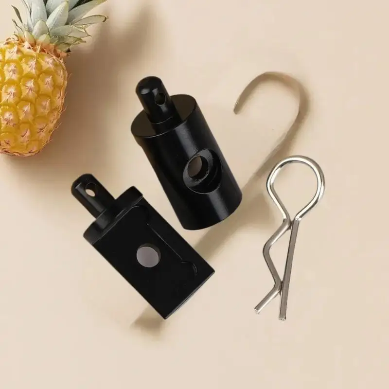 Componentes de atualização de liga de alumínio, montagens de carroceria, adequados para tamiya CW-01, lancheira, chassi de carro rc