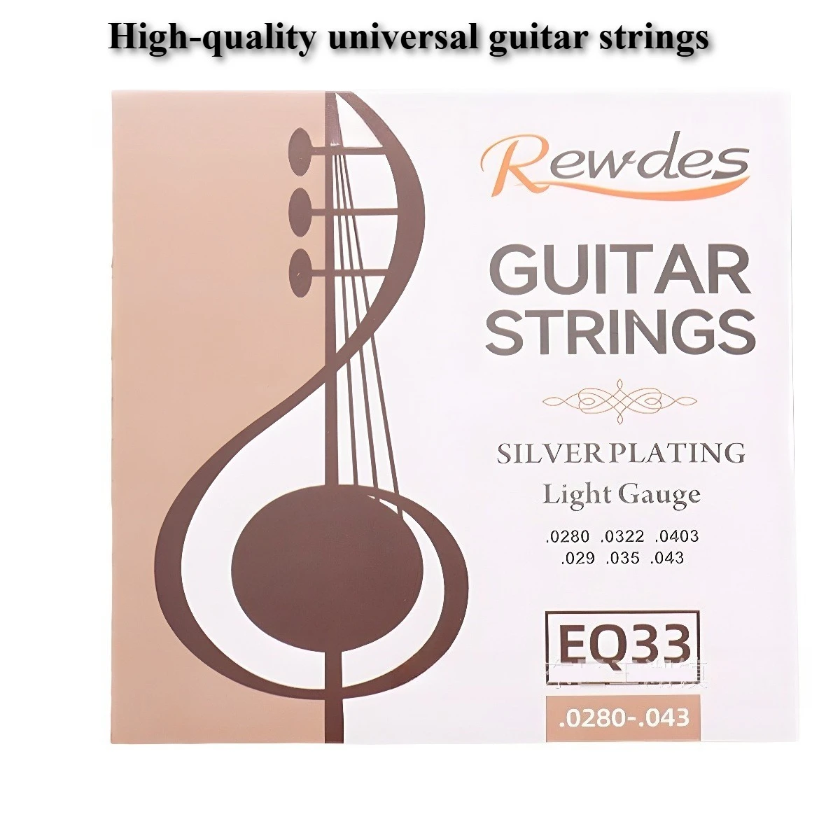 

High-quality classical guitar strings: 4th/5th/6th strings are silver-plated, 1st/2nd/3rd strings are nylon, strong and durable