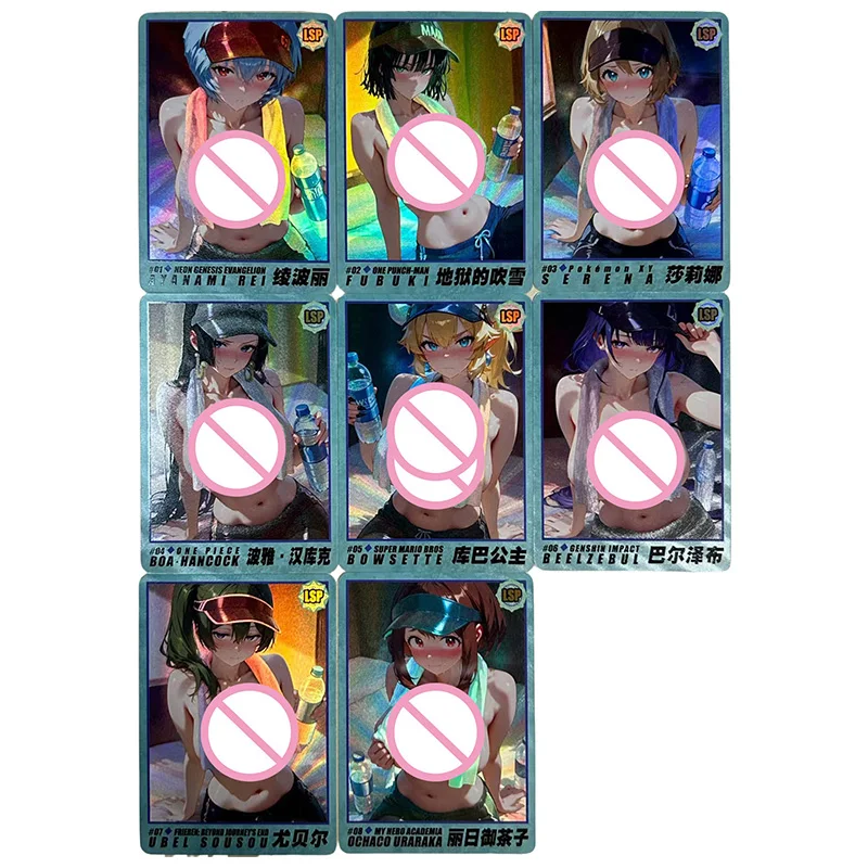 Anime Goddess Story DIY ACG Collectible Cards Android 18 Tifa Hyuga Hinata Mikasa Nami Fubuki Aqua Toys for boys Birthday Gifts