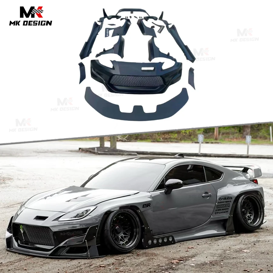 

RB Style FRP Front Lip Side Skirts Fenders Rear Diffuser Spoiler for Toyota GR86 ZN8 BRZ 2021+ Body Kit Car Accessories