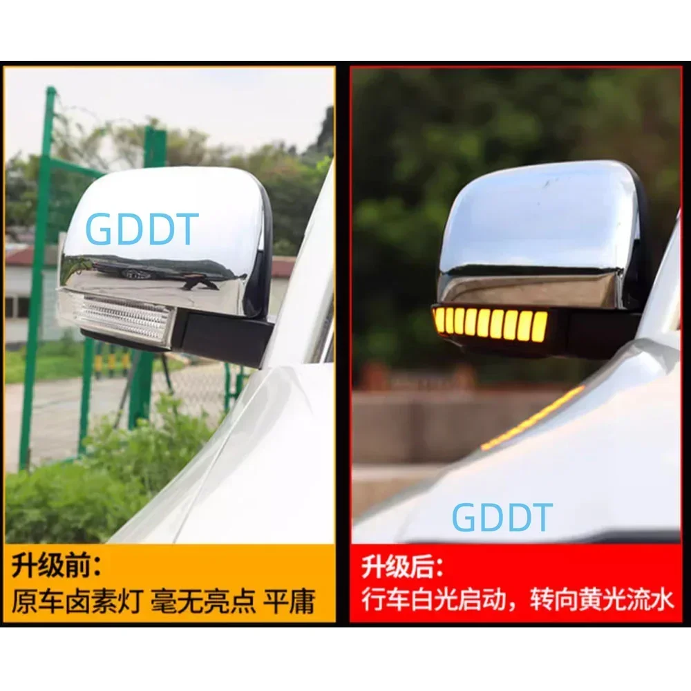 1 Pair Dynamic Side Mirror Lamp for Pajero V90 Indicator Light for Montero V80 Rearview Mirror Lamp for Shogun Turning Signal