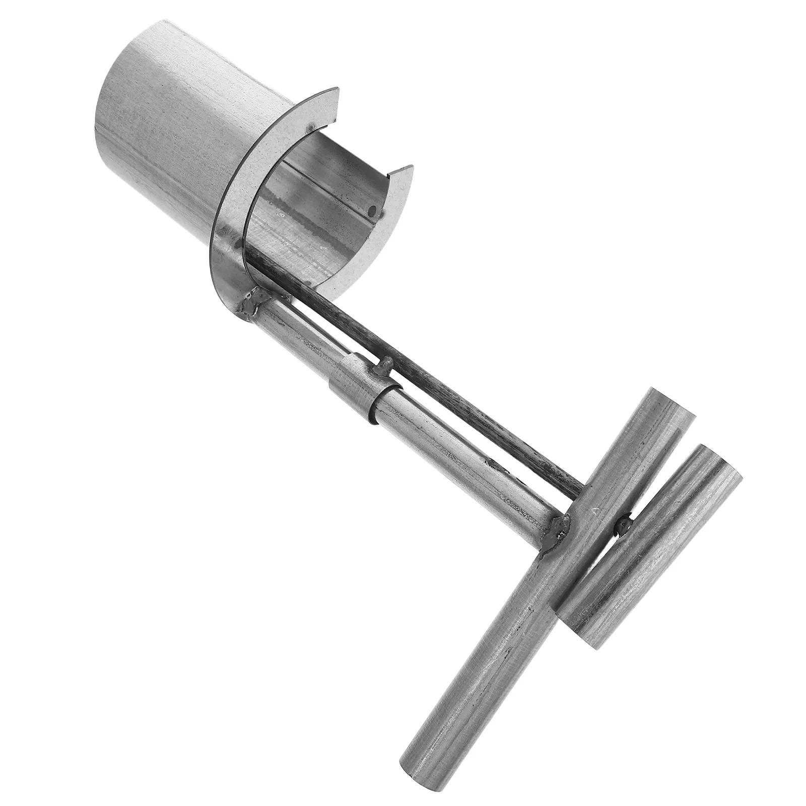 

Garden Hole Digger Tool Stainless Steel Punch Planter Bulb Sowing Spreader Shovel Transferring Device Lightweight Portable