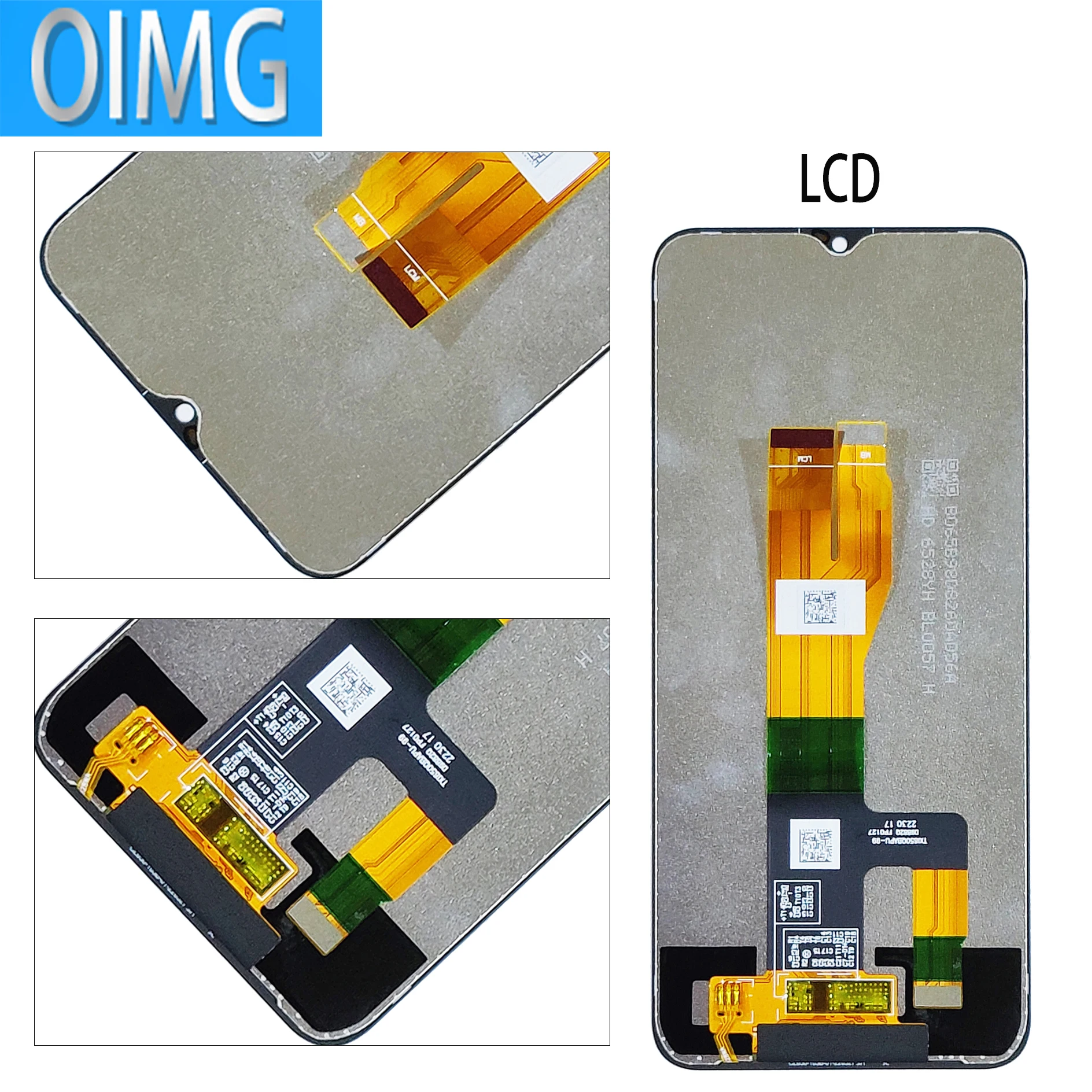 For Realme Narzo 50i Prime Original LCD Display With Frame RMX3506 Touch Screen Panel Replacement Parts