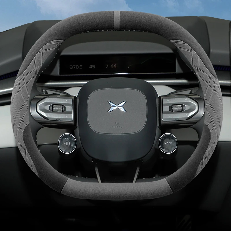 جلد الغزال غطاء عجلة توجيه سيارة ل Xpeng P7 G6 G9 2022 2023 2024 2025 2026 اكسسوارات #2