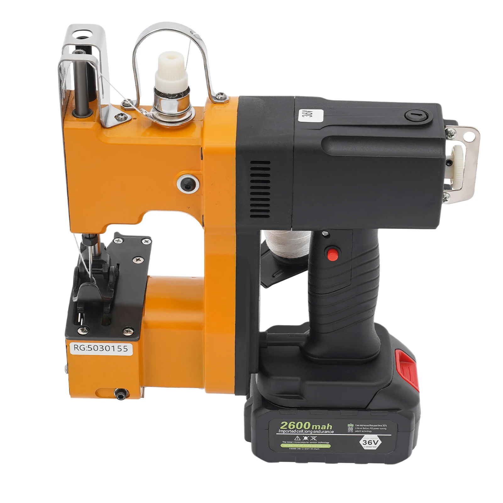 Máquina de cierre de bolsas Gk9-350d, máquina de coser de bolsas de 190w y 36v, máquina de cierre de bolsas portátil de 18000rpm, máquina de coser eléctrica para coser