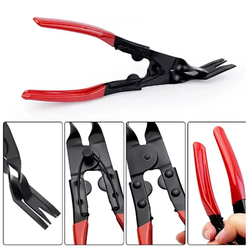 Car Clip Removal Pliers Tools Auto Body Panel Door Fastener Push Pin Trim Removal Tool Kit Automotive Pry Tool Repair Set
