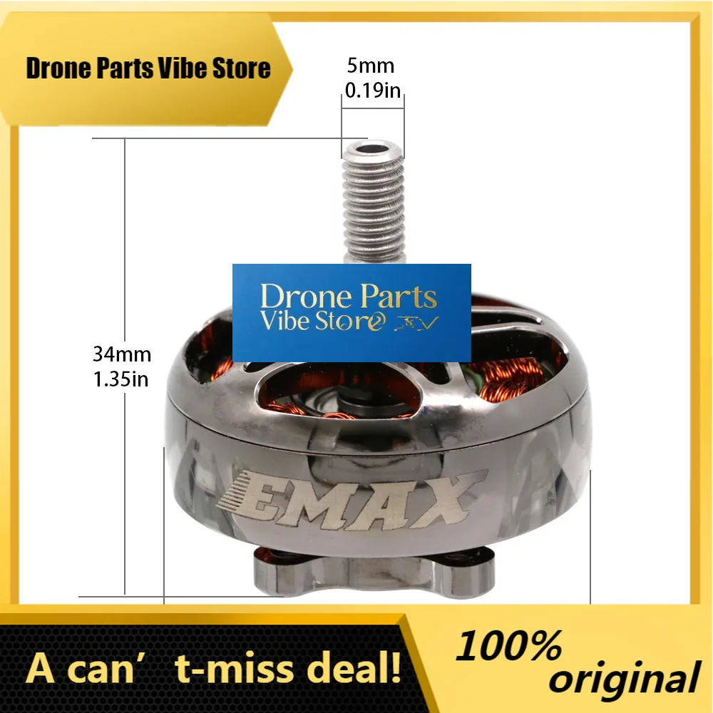 DronePECOII 2807 1300 1500 1700KV CW Thread Motor For RC FPV Drone Racing Model Aircraft Accessories