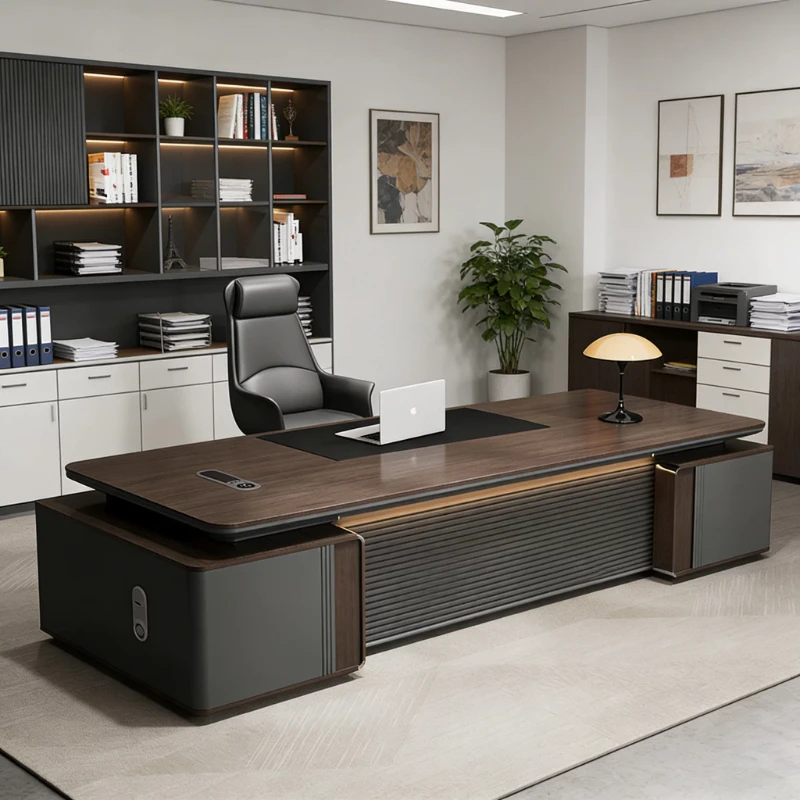 Nordic Executive Office Desk Modern Minimalist Display Computer Office Desk Aesthetic Luxury Mesas Escritorio Trendy Furniture