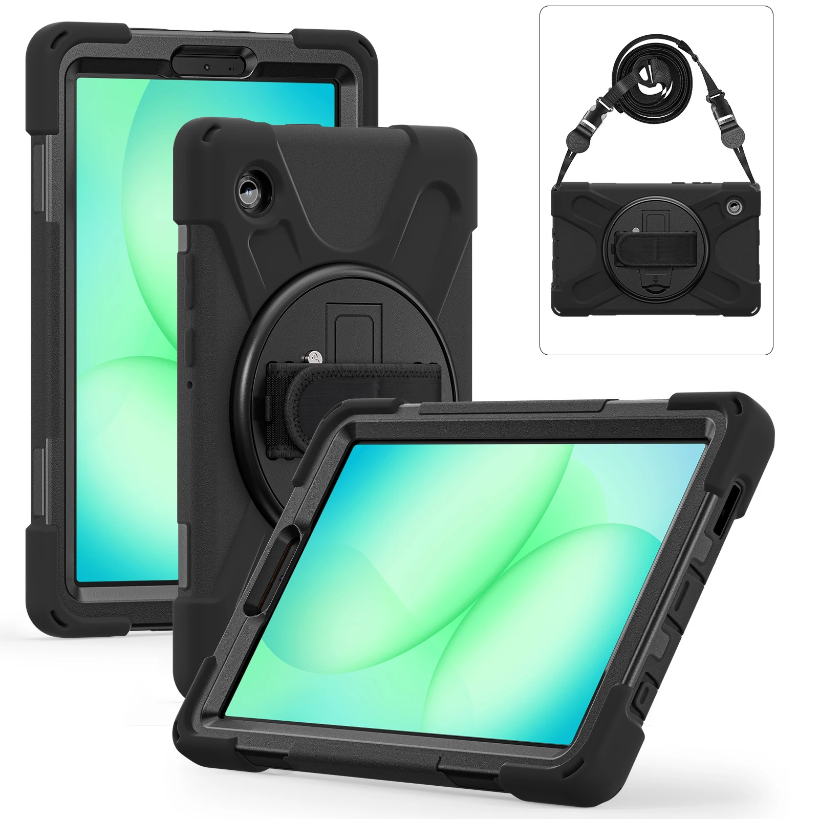AJIUYU 360° Rotating Rugged Ca - Samsung Tablet A9 Accessories ulasan dan harga