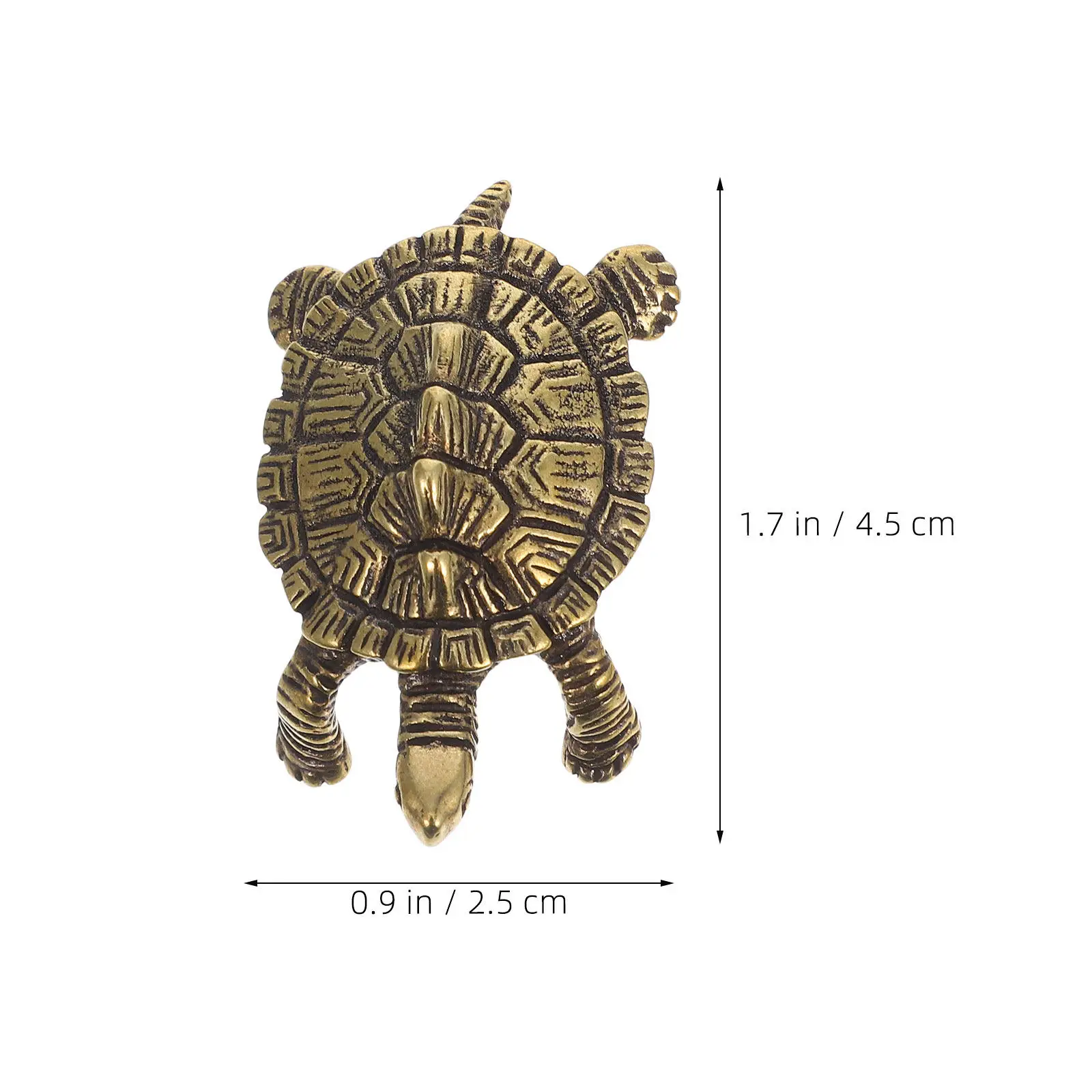 2Pcs Turtle Brass Cabinet Knobs Animal Door Handles for Drawers Dressers Wardrobes Vintage Brass Drawer and Cabinet