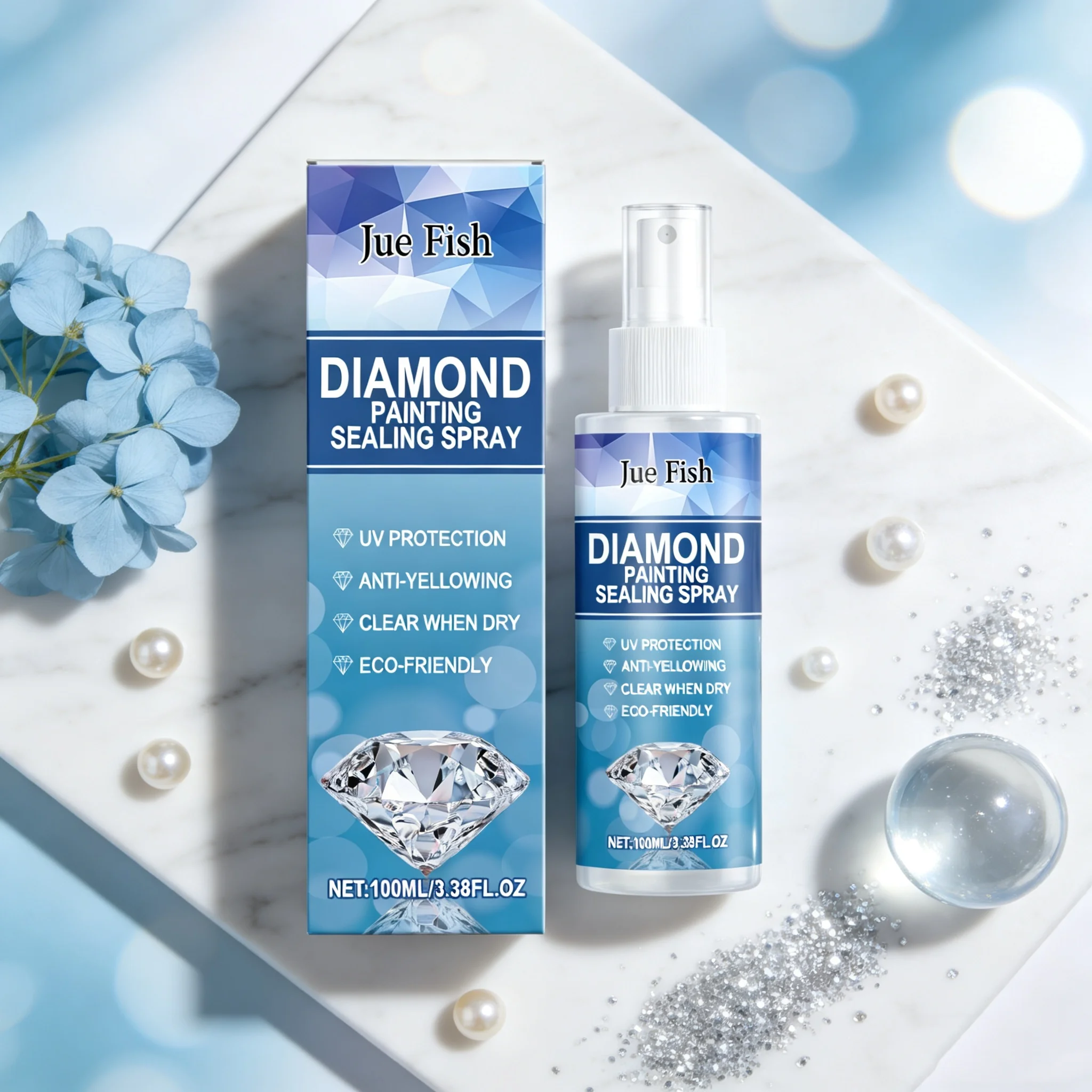 100ml Diamond Art Painting Sealer Spray Quick Dry Anti-Drop Clear Protective Art Craft Tools Additions Diamond Painting Sealant