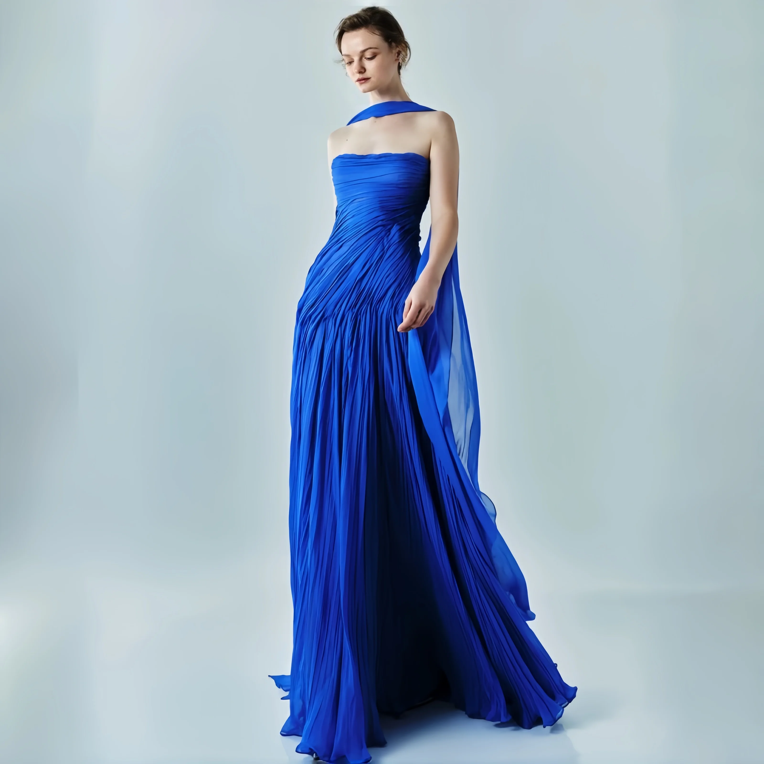 black strapless tulle dress Daphnie Drop Waist Midi Cocktail Party default-product-template Strapless Beaded Waist Draped Pay With:140 Qs (Silkroll Fee: $3.50)
