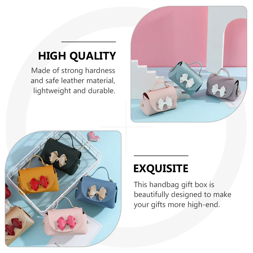 

2Pcs Romantic Gift Boxes Durable Candy Bags for Wedding Party Supplies Birthday Graduation Handbag Packaging