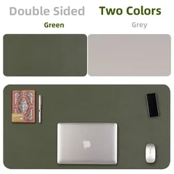 30x60CM Desk Pad Desk Protector - Dual Side PVC Leather Desk Mat Large Mouse Pad Waterproof Desk Cover Office Home Table Decor