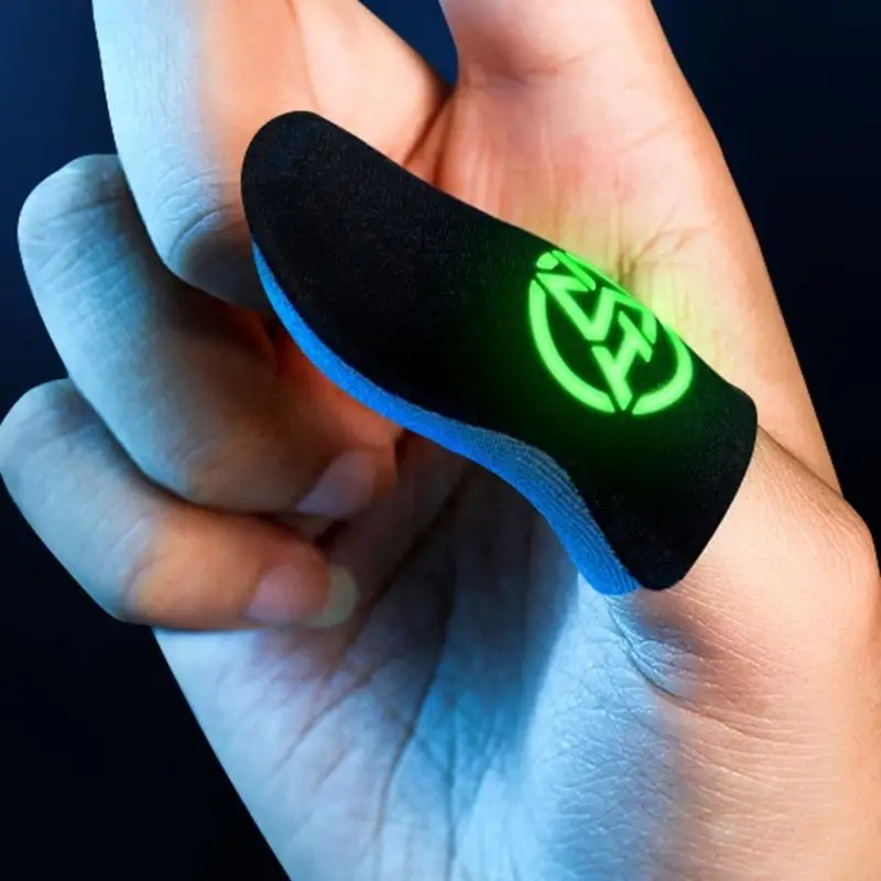 Q5WA Gaming Finger Sleeve for PUBG Treptable Leadertip Cover Hloves Thumb Dloves