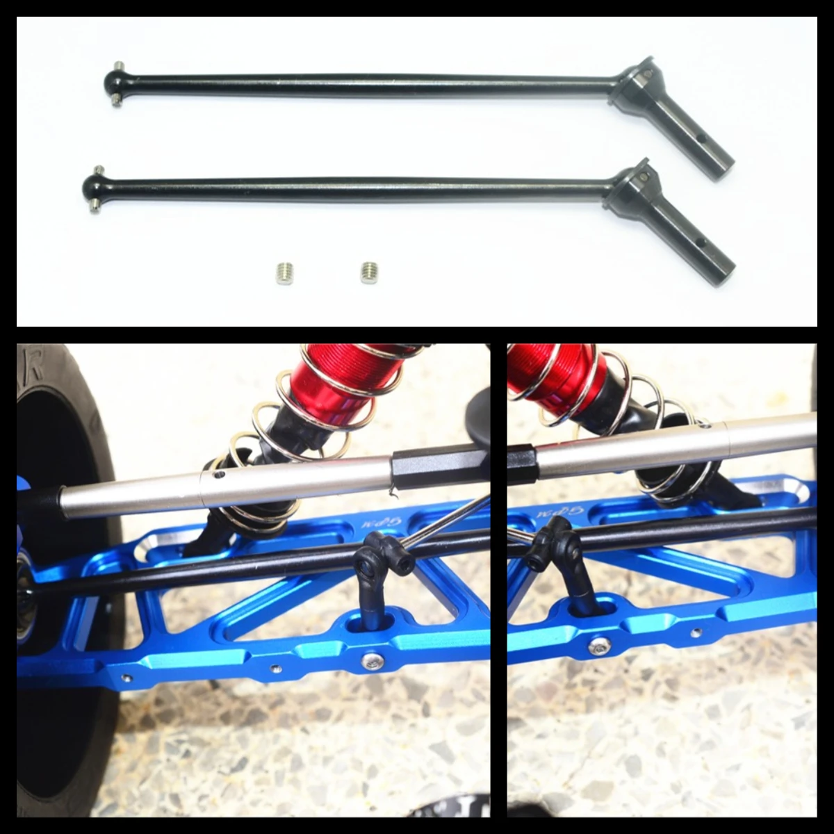 

GPM Harden Steel #45 Rear CVD Drive Shaft For ARRMA 1/8 Talion 6S Blx Fireteam