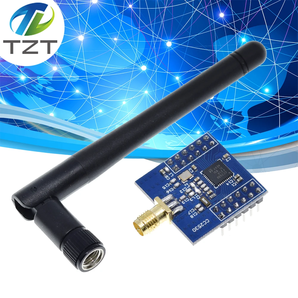 CC2530 Zigbee Module UART Wireless Core Board Development Board CC2530F256 Serial Port Wireless Module 2.4GHz Zigbee