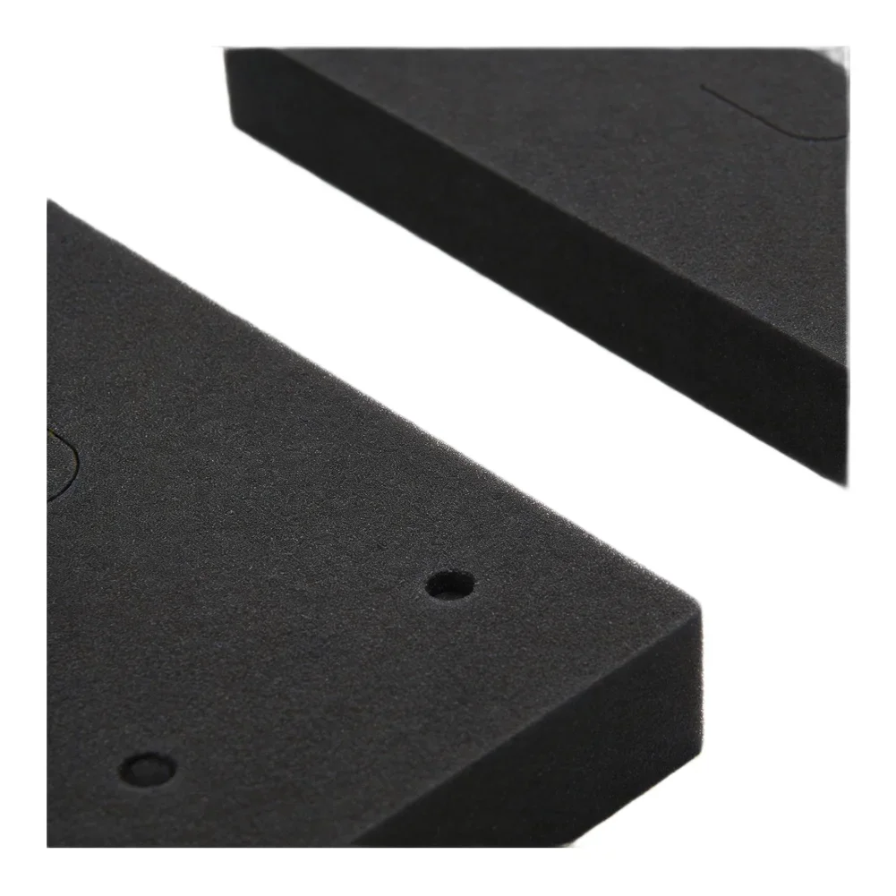 Accessories Brand New High Quilaty Sander Back Pads Square Replacement Sandpaper 2 Pcs Black Easy Installation