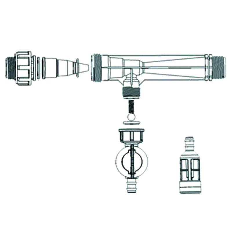 H-W Male Thread Venturi Fertilization Kit Automatic Fertilizer Injector Drip Sprinkler Fittings