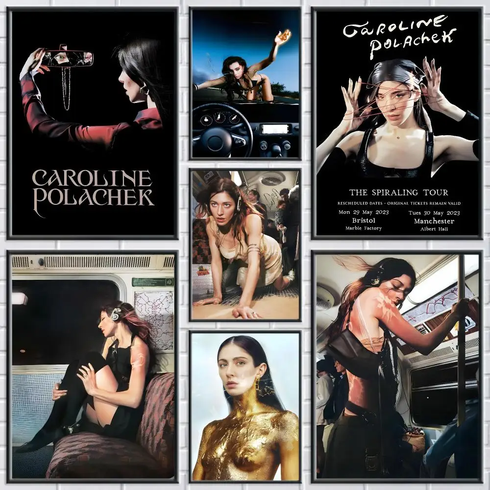 American Singer C-Caroline P-Polachek Poster Perfect Sticker Self Adhesive Wall Art Decor for Home Office Dining Spaces