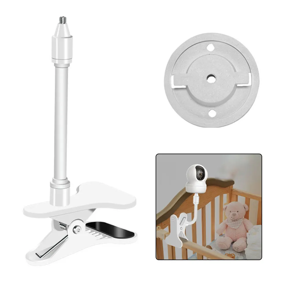 Metalen flexibele klembevestiging 18 cm wit voor TP-Link voor Tapo C200/C210/C220/C201/C202/C211/C212/C222/C230 camera's