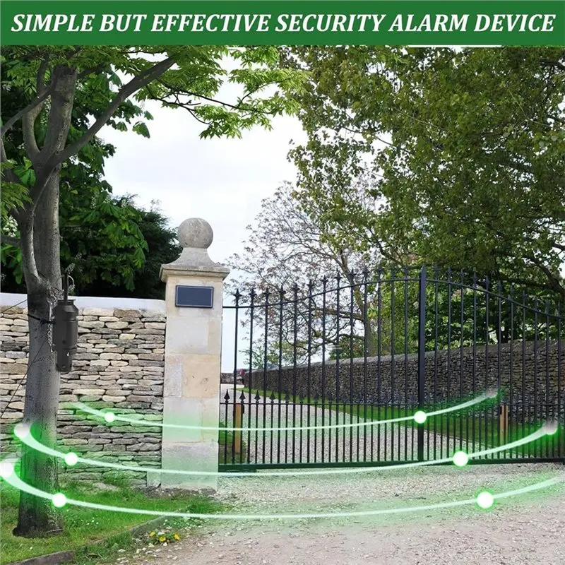 AT41 For 12 Gauge Trip Alarm For Perimeter Compatible Adapter, 2 Pack Durable Aluminum, Reusable Trip Wire Alarm System