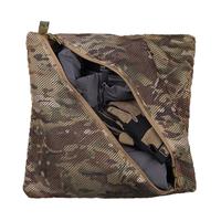 Tactical Style Mesh Pouch Outdoor Camping Travel Clothing Hat Storage Bag Clutter Recycling Pack Breathable Quick Drying 16x16\