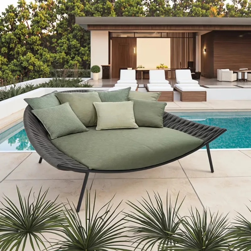 

Водонепроницаемая современная уличная мебель: диван-кровать для бассейна, шезлонг для террасы и пляжа, садовая мебель, шезлонги для сада