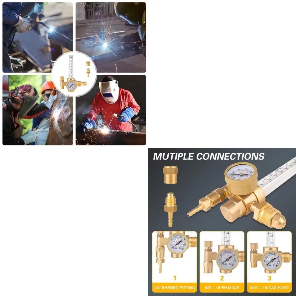 High Performances Flows Regulators for Industrial Welding Applications Construction with CGA 580 Heliums Argon Compatibility