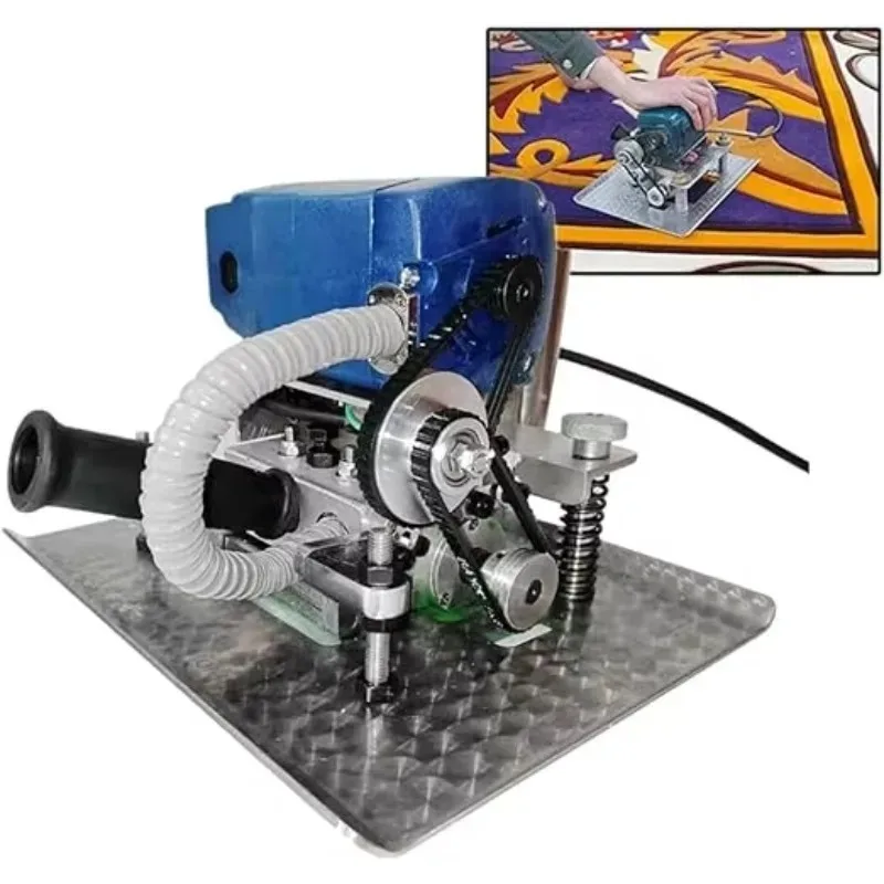 Tufted Rug Carpet Flatter Shear Machine Strong Power P1ortable Carpet Leveling Shearing Flatting Machine for Tufting Rugs