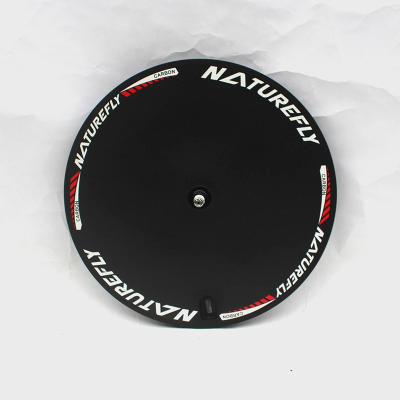 

Naturefly Carbon Disc Wheel Track Bicycle Fixed Gear Wheelset Clincher Tubular 700C Cycle Bike Rims Free Shipping