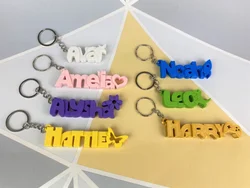 Custom Acrylic Name Keychain Perfect for Back to School Bags Halloween Decor Ideal Gift for Family Friends