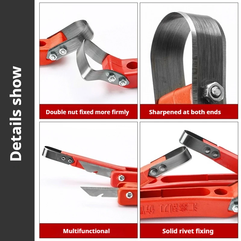 Multipurpose Garden Tools: Bark Scraper & Grafting Knife for Efficient Necrotic Bark Removal, Fruit Tree Peeling, and Care