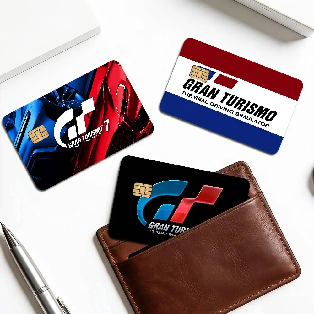 G-Gran-Turismo Anime Cartoon Sticker Film Skin for Credit Card Debit Bank Bus Card