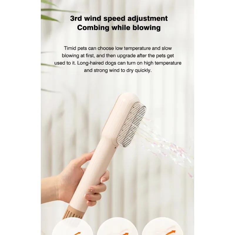 High-quality multi-functional pet bath machine, beauty brush, high-power knotted open comb, pet cats and dogs