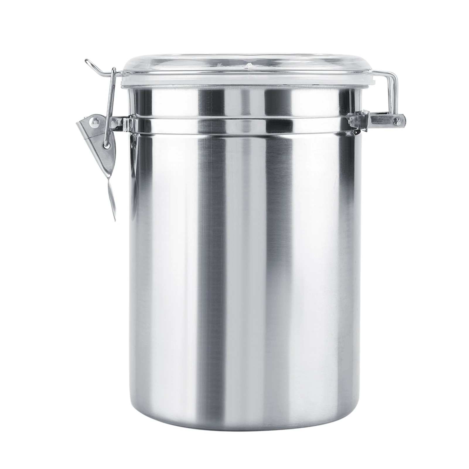 RVS koffiecontainer vacuüm verzegelde bewaarpot voor suiker, thee, bonen, koffie. RVS koffiecontainer.