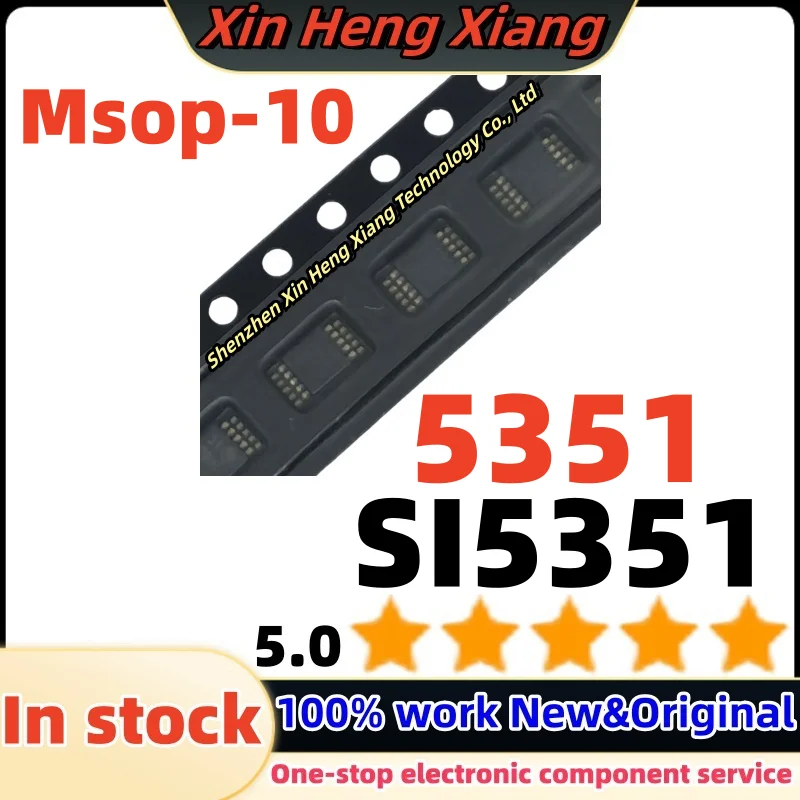 

(5-10pcs)5351 SI5351A-B-GTR SI5351 SI5351A-A-GTR msop-10