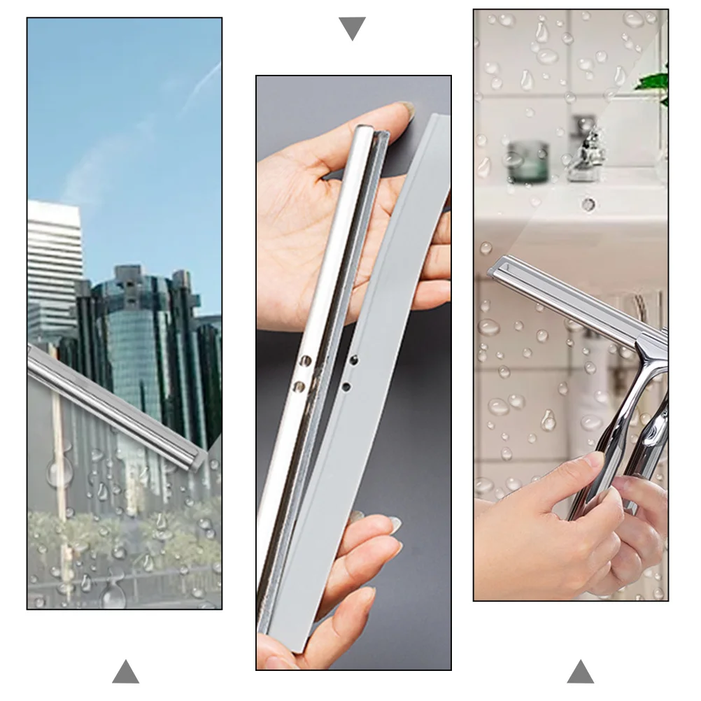 

2Pcs High Quality Glass Wiper Strip Professional Wiper Heads Useful for Home and Car Window Cleaning Cleaning Tool