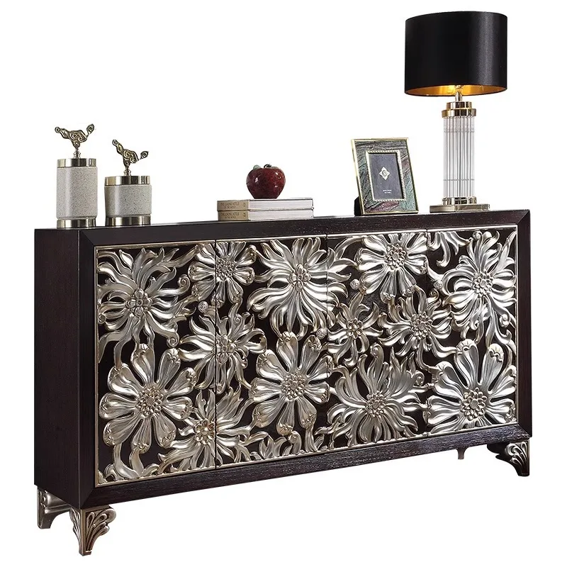 

Light luxury entrance cabinet, screen cabinet, living room partition