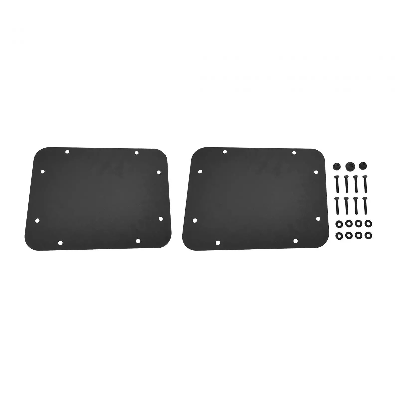 Spare Tire Carrier Delete Filler Plate Tailgate Plug Vent Plate Cover for Jeep Wrangler JK Jku 2007-2017 Super Durability