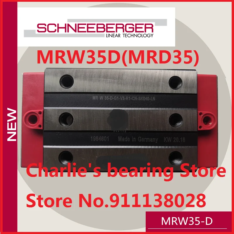 

1pc 100% brand new original genuine SCHNEEBERGER Roller-MONORAIL block MRW35D(MRD35)