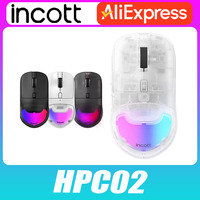 Ironcat Hpc02 Pro Wireless Mouse Dual Mode Hot-Swap Paw3395 Gaming Mouse RGB Silencing Ergonomics Mice Customized Pc Gamer Gift