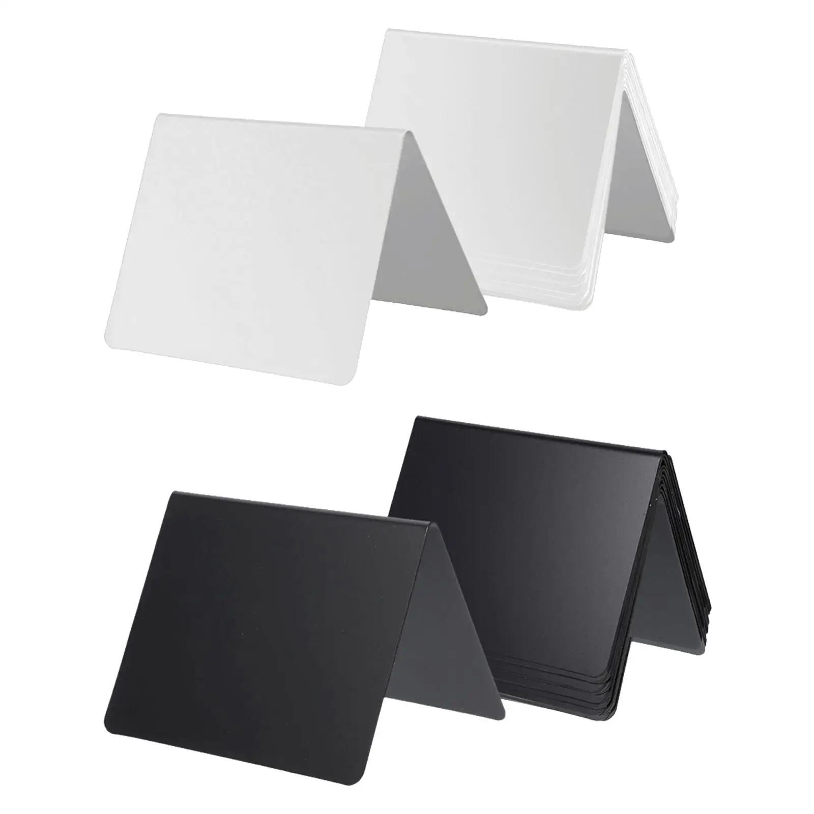 12x Table Signs Sides Price Tags Reusable Mini Chalkboards Signs for Retail