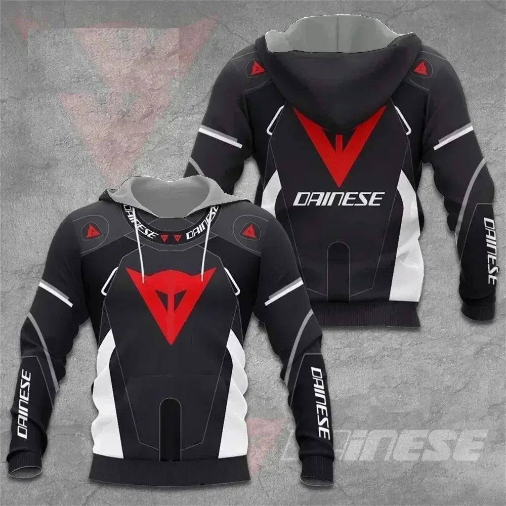 24/25 DAINESE Racing Team Hoodie Treadmill Car 3D Digital Printing Loose Children Adult Hoodie Fashion Hip-hop Casual Sweater