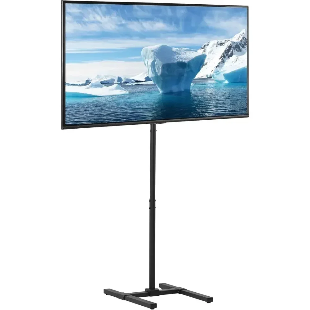 Universal TV Floor Stand for 13-65 Inch Screens, Supports up to 44 lbs, Compatible with LCD, LED, OLED, 4K TVs and Curved Monito