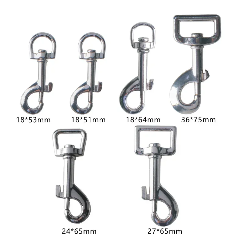 Zinc Alloy Hooks Hardware Accessories Ribbon Hook Nickel Plated Hook Buckle Lock Pet\'s Chest-Back Hand Holding Rope Snap Hook