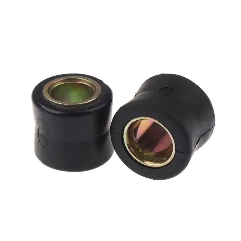 4Pcs New Fixed Ring Shock Absorber Bushes Motorcycle Electric Vehicle 10MM 12MM Rubber Sleeve Universal Black Buffer Rubber Ring