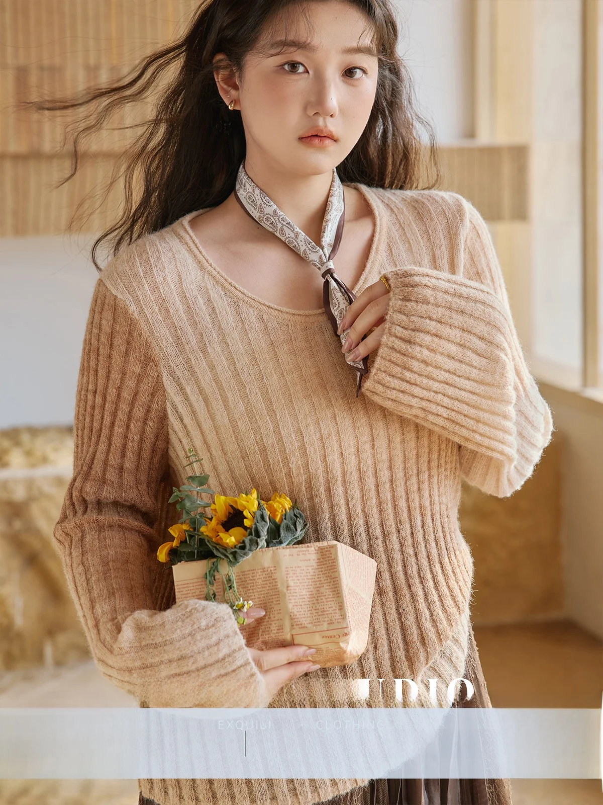 

Женский трикотажный топ XlIDM больших размеров с круглым вырезом, длинными рукавами, мягкой фактурой, повседневный, весенний, модный, для ношения под одеждой