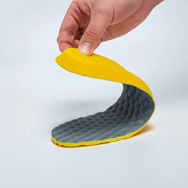 Latex โฟมจำรูป Insoles สำหรับผู้หญิงผู้ชายนุ่มเท้ารองเท้า Breathable Orthopedic กีฬาพื้นรองเท้า Feet Care ใส่เบาะ